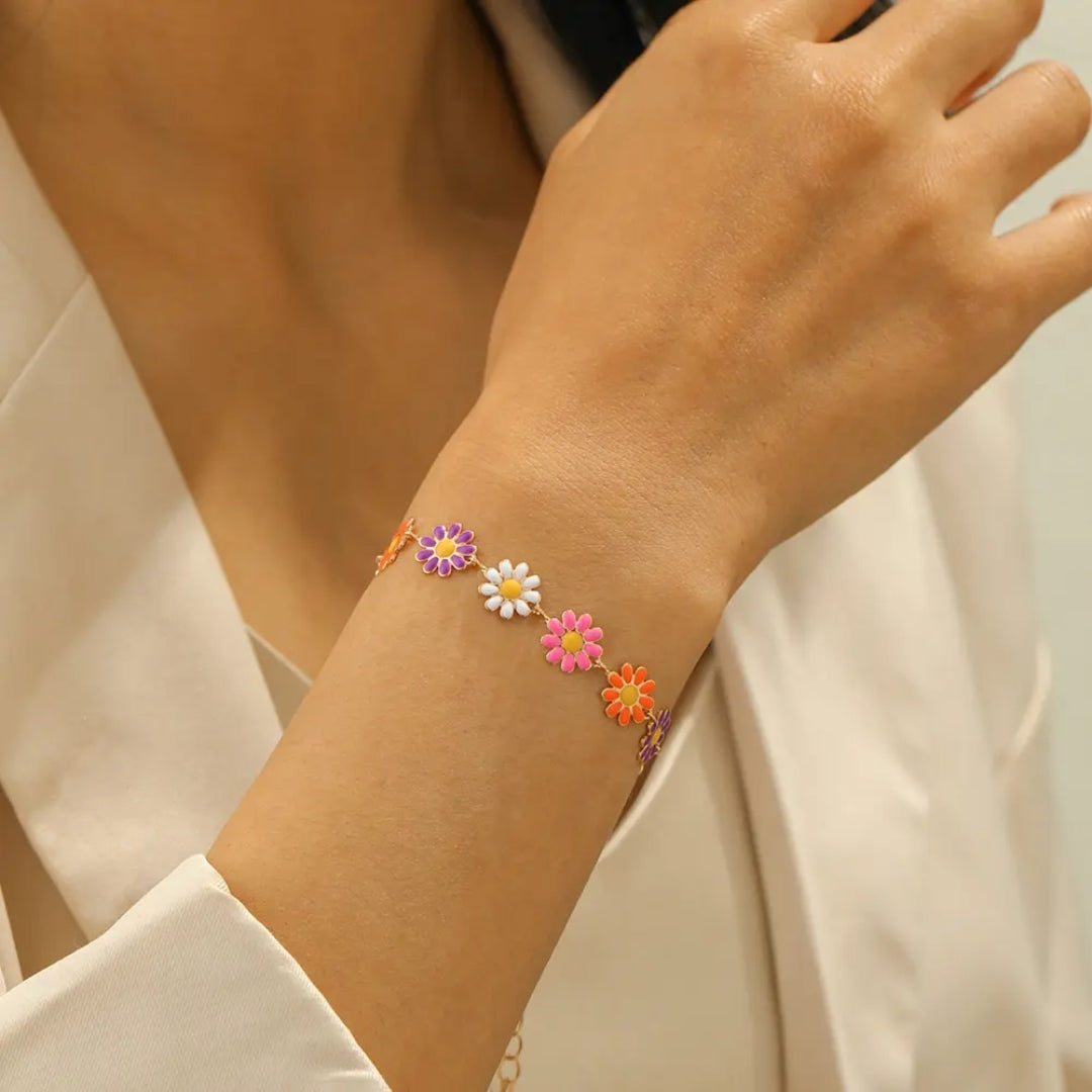 Sunflower Bloom Bracelet