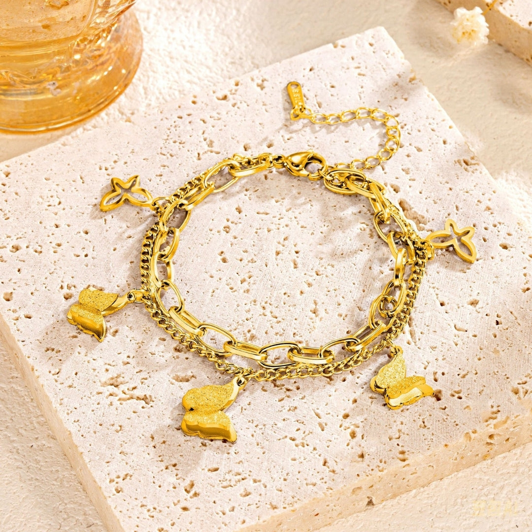 Monarch Charm Bracelet