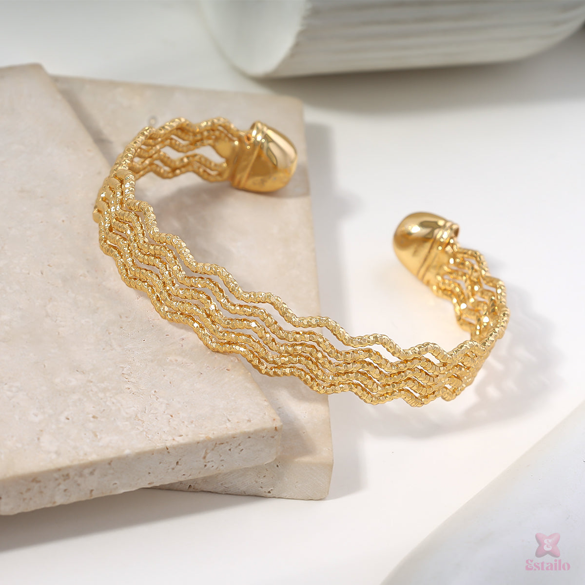 Swirl Cuff Bracelet