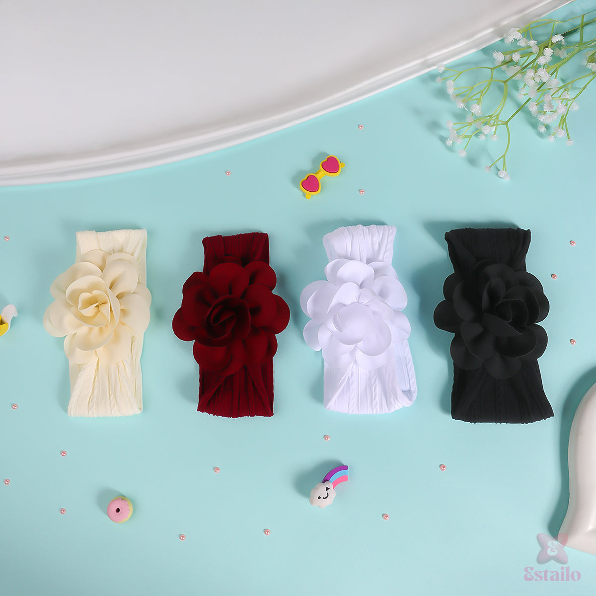 Dusky Velvet Hair Clips for Kids (pack of 1)