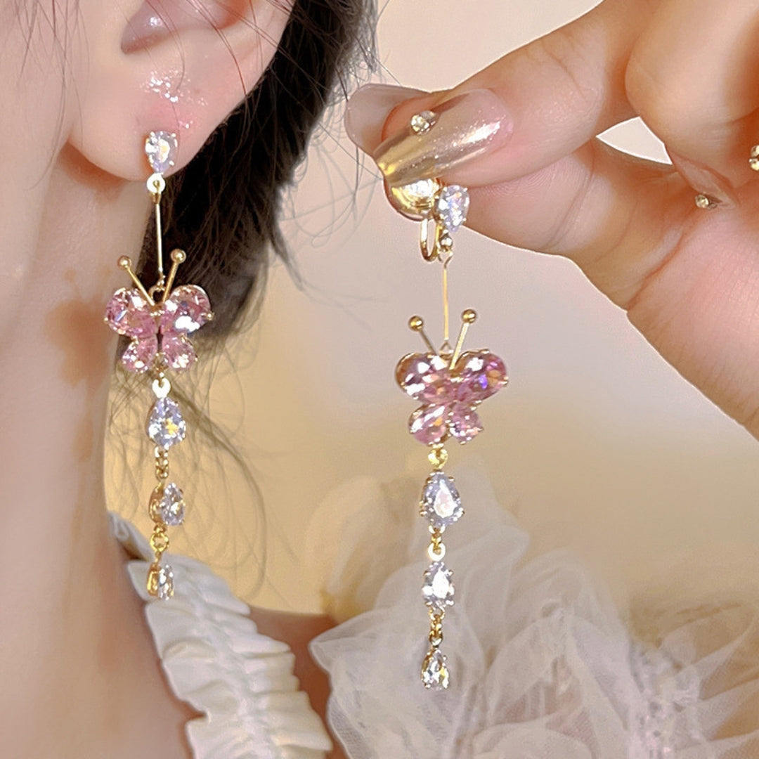 Fairytale Flutter Crystal Earrings
