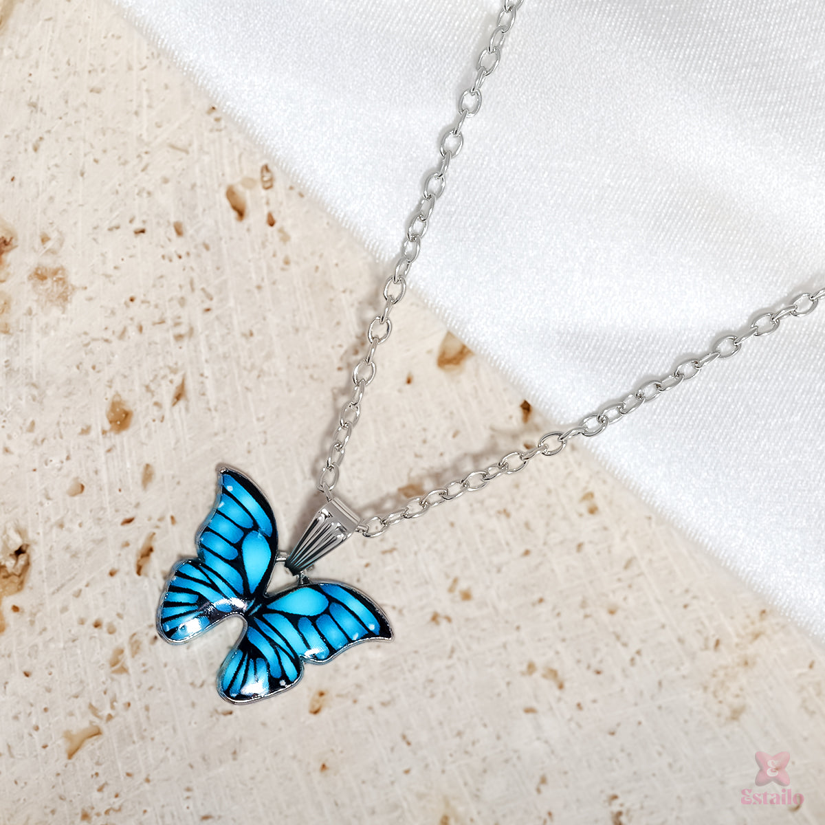 Fairy Butterfly Charm Necklace
