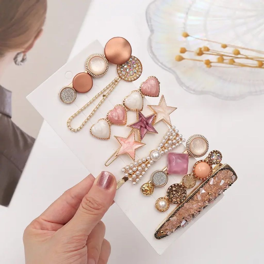 PearlPop Hair Clips Combo