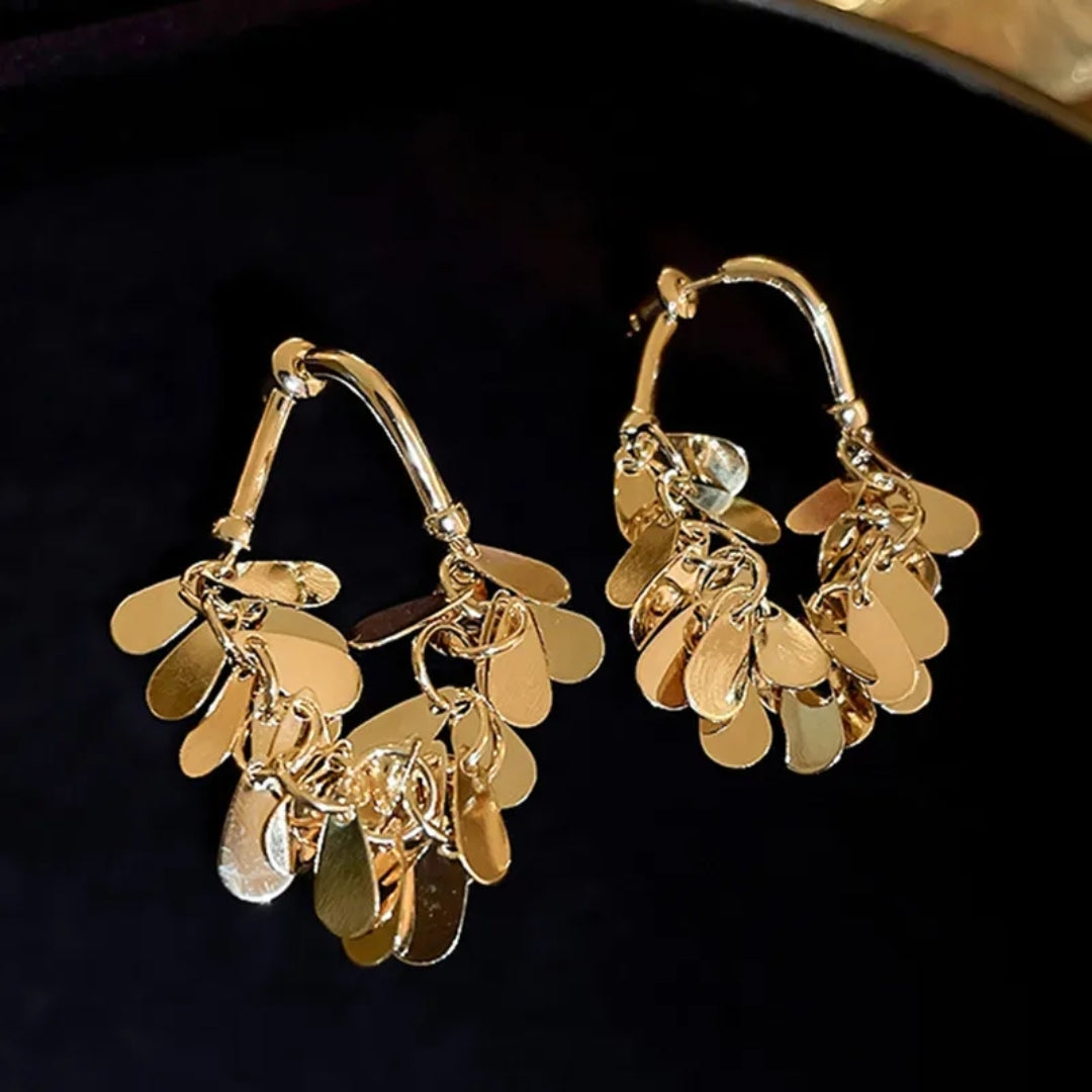 Illusion Fringe Drops Earrings