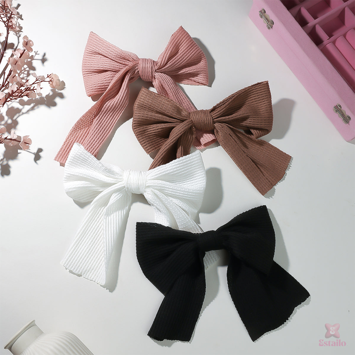 Lvory Bow Clip (pack of 1)