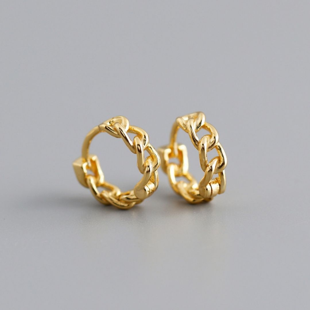 Honey-Glaze Chains Earrings