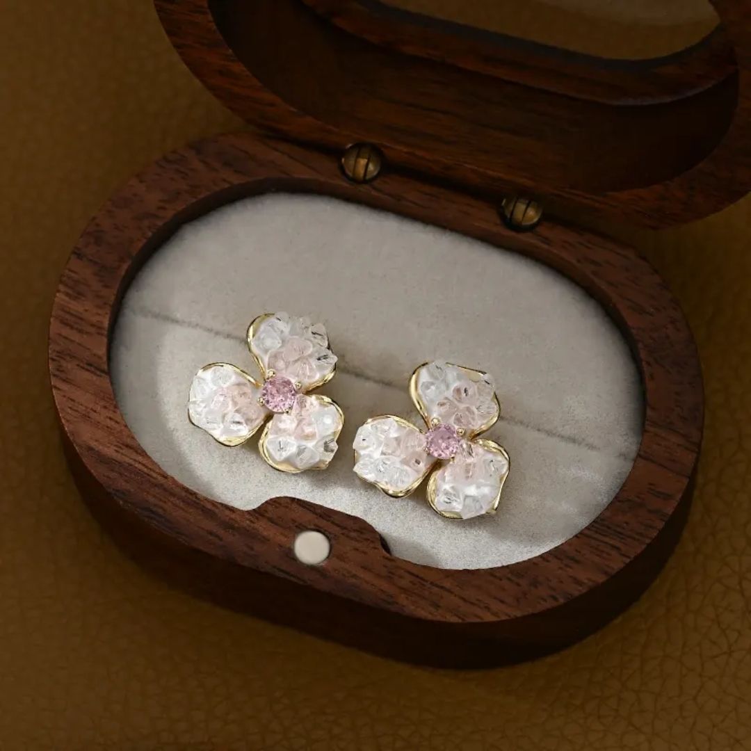 Radiant Flower Studs Earring