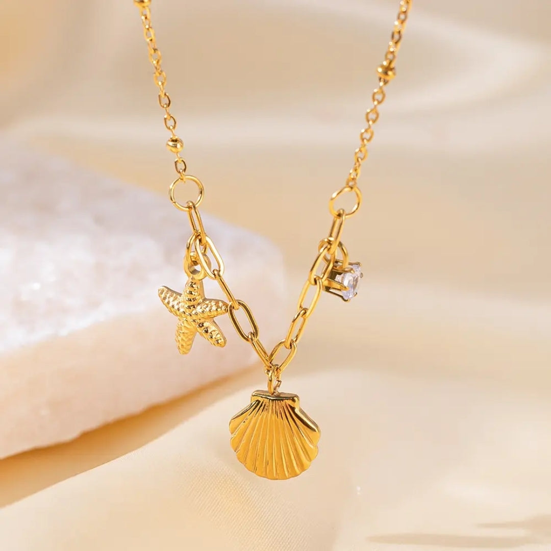 Golden Coast Glam Necklace