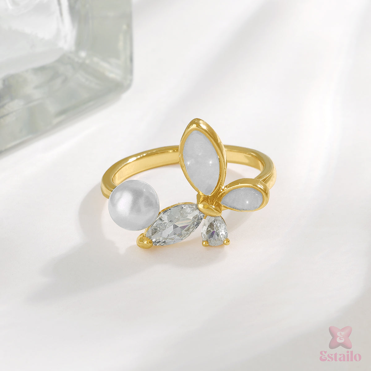 Flutter Pearler Ring