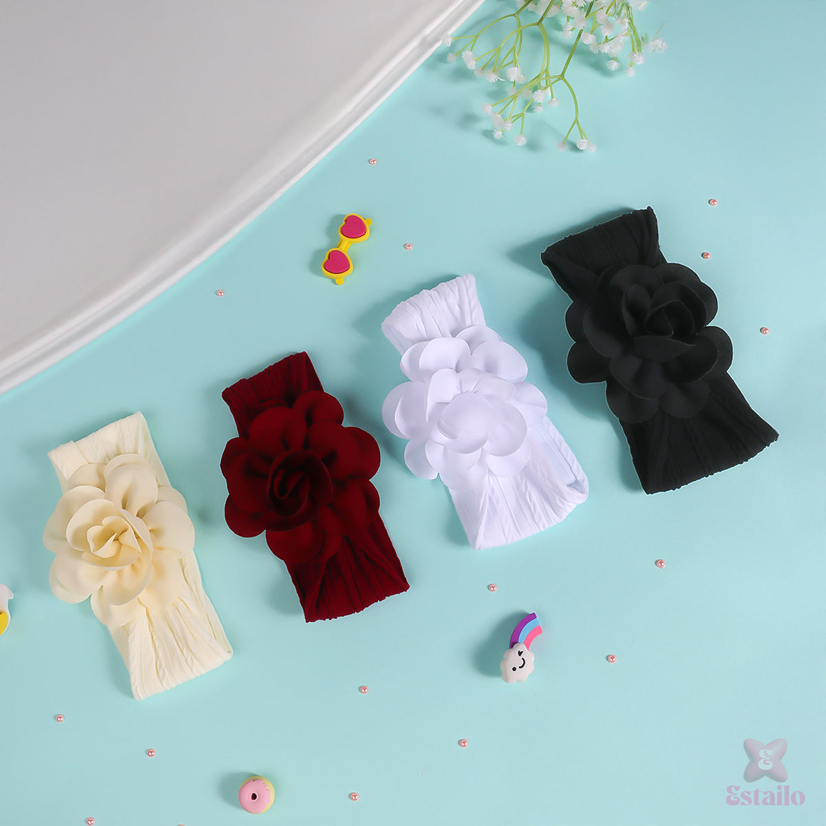 Dusky Velvet Hair Clips for Kids (pack of 1)
