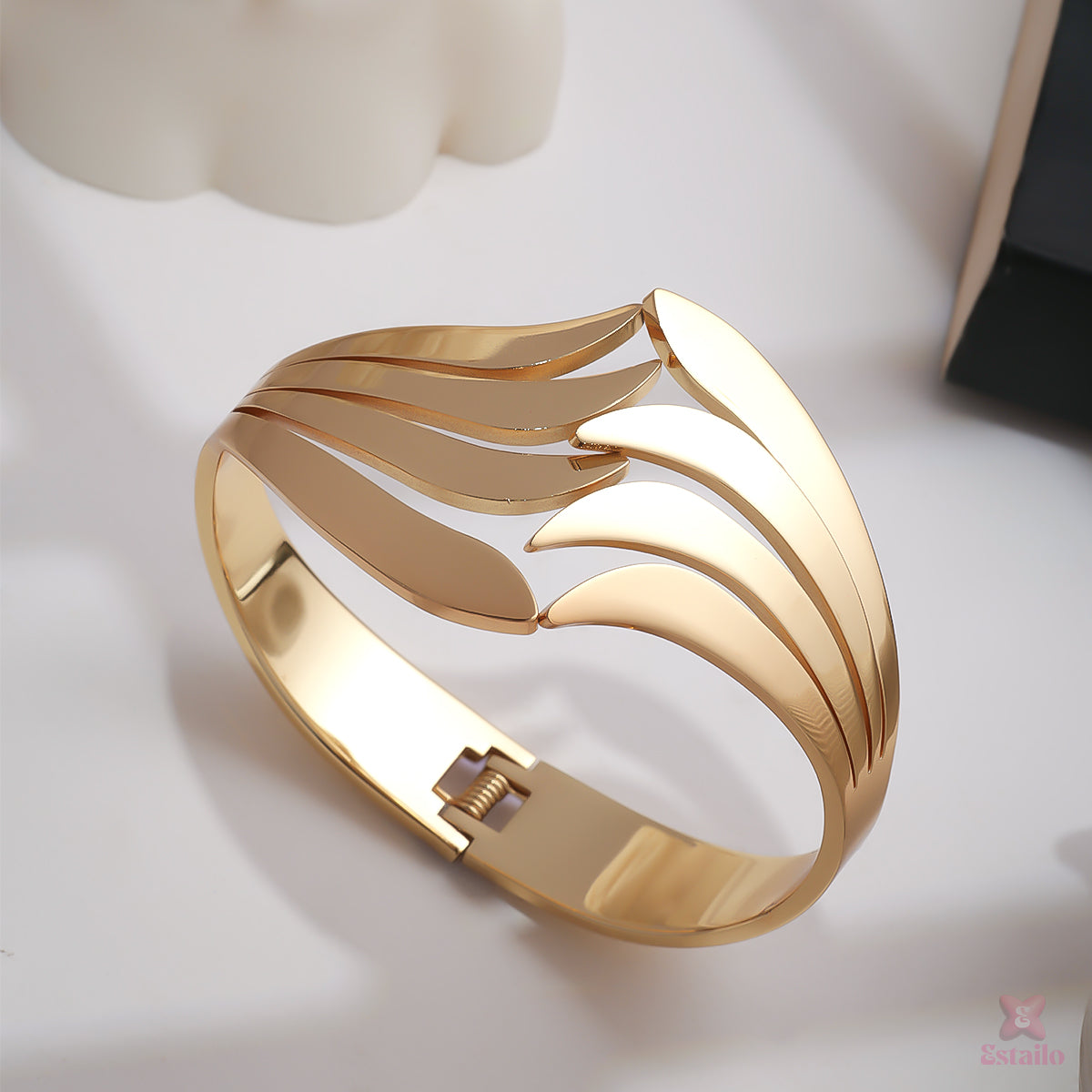 Luna Curve Cuff Bracelet