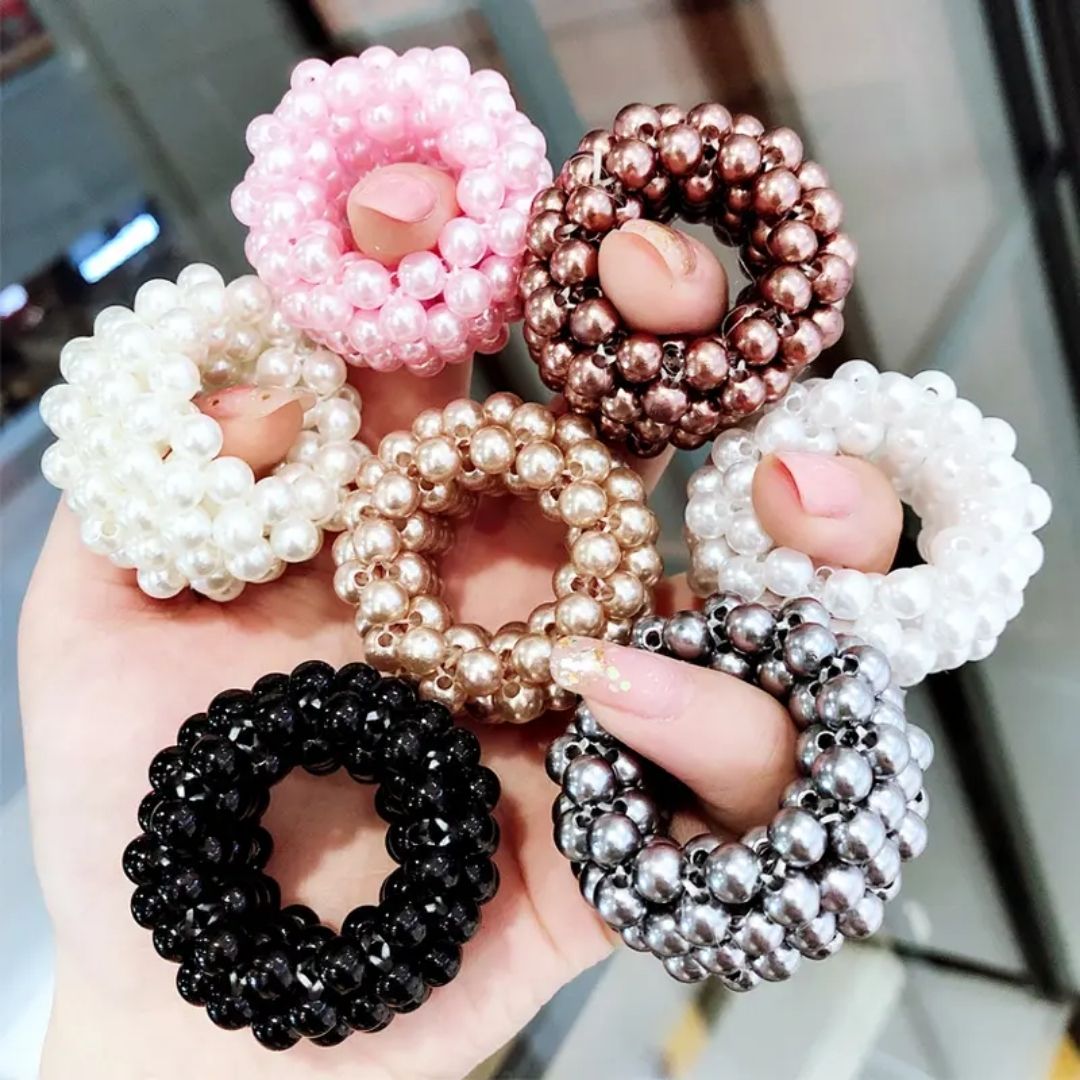 Lustro Pearl Scrunchie (pack of 1)