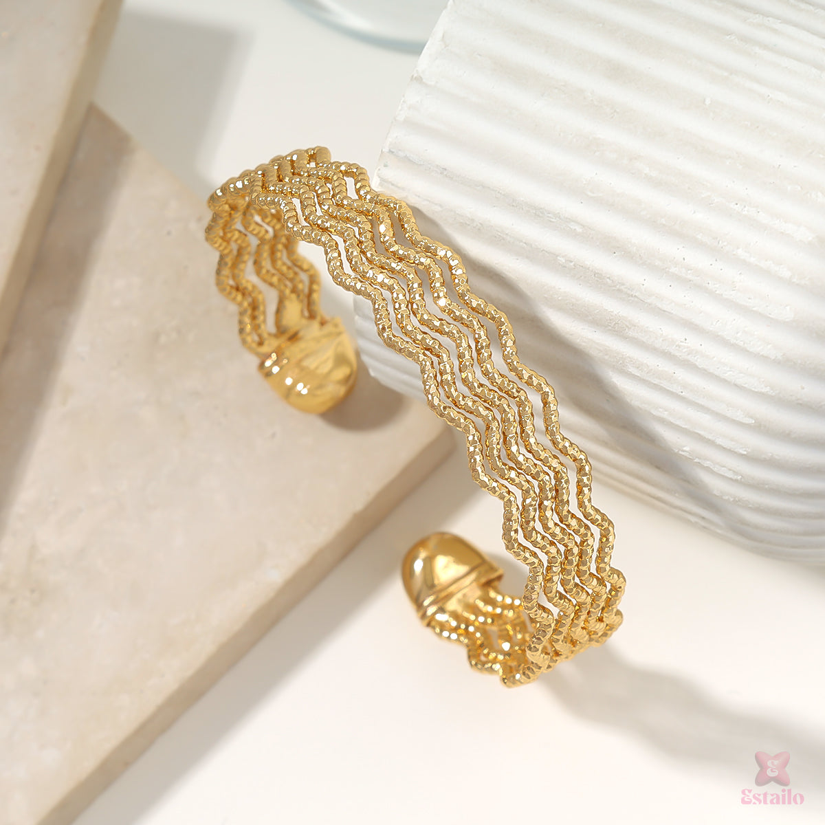 Swirl Cuff Bracelet