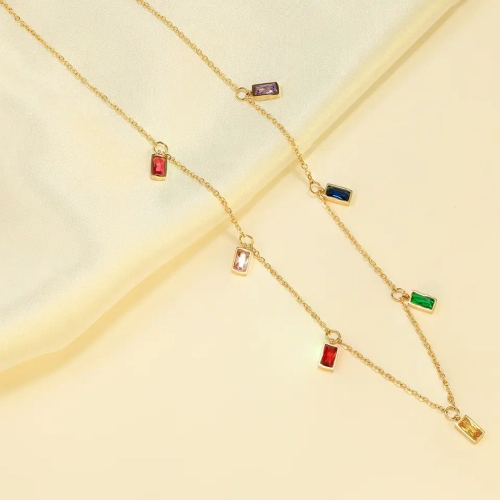 Glossy Charm Kaleido Necklace