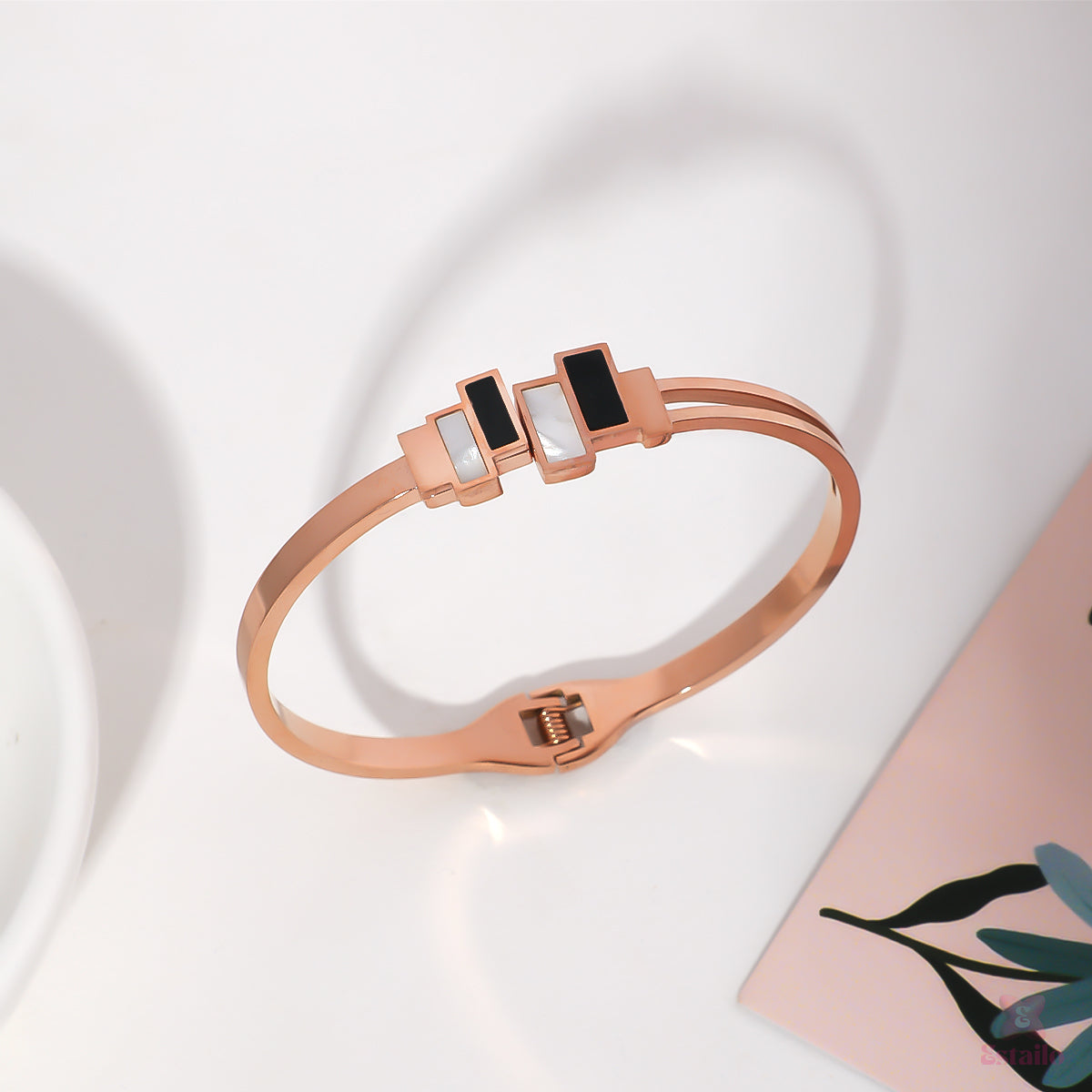 Geometric Gleam Bracelet