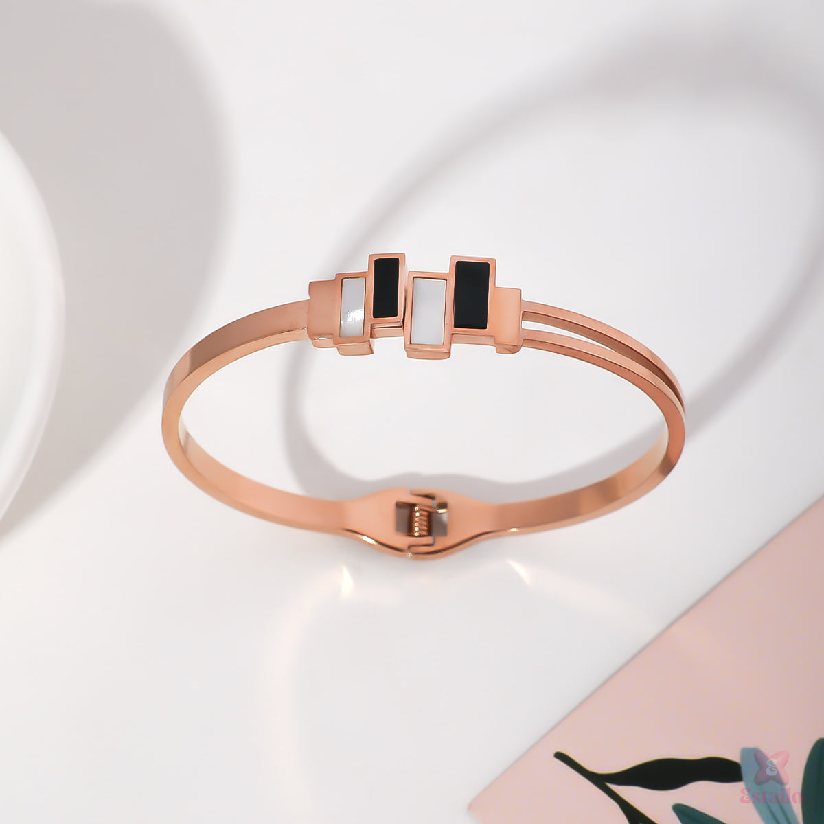 Geometric Gleam Bracelet