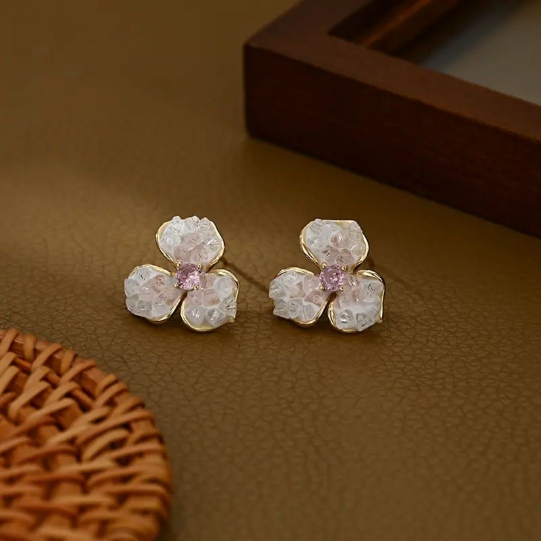 Radiant Flower Studs Earring