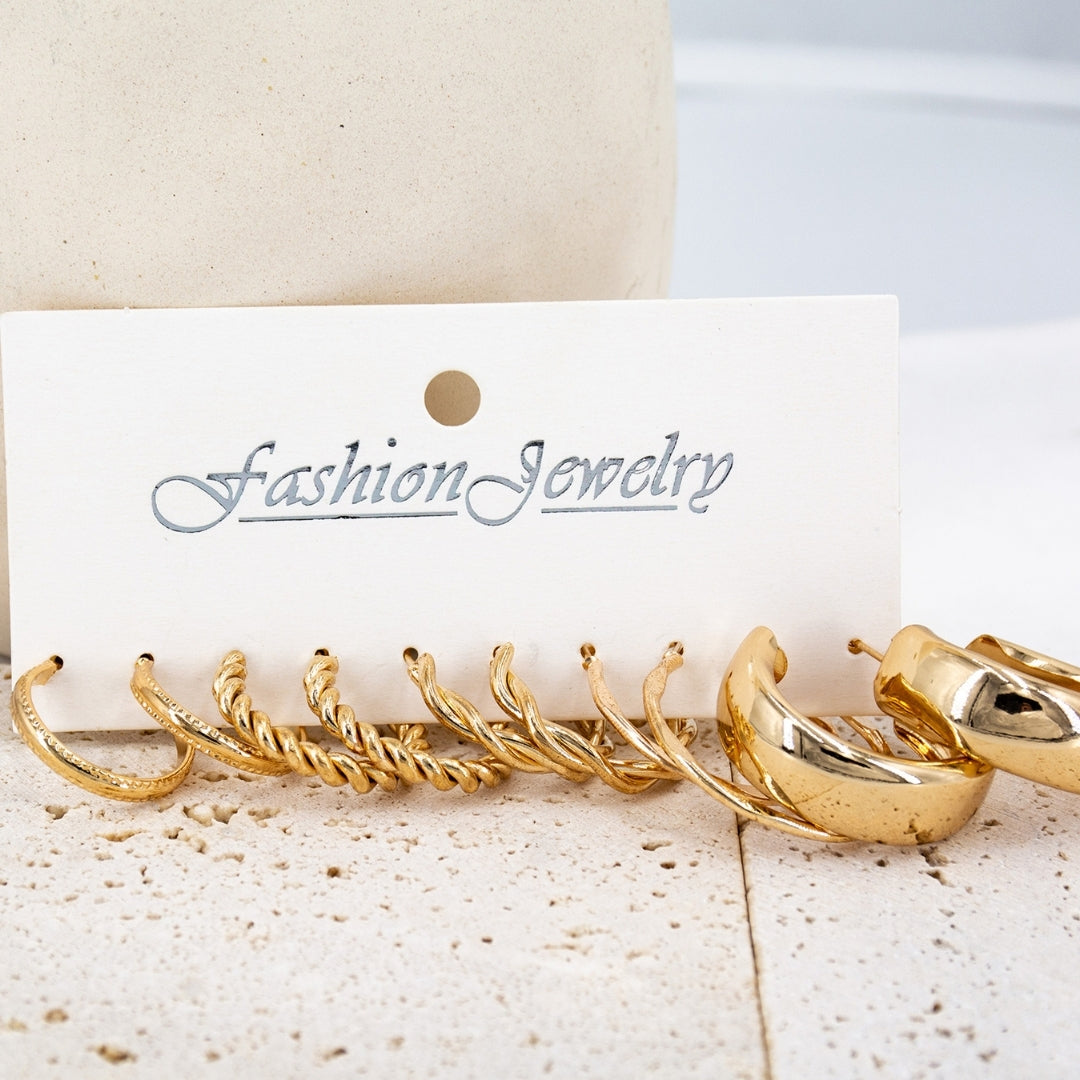 Twist & Glimmer Hoop Combo Earring