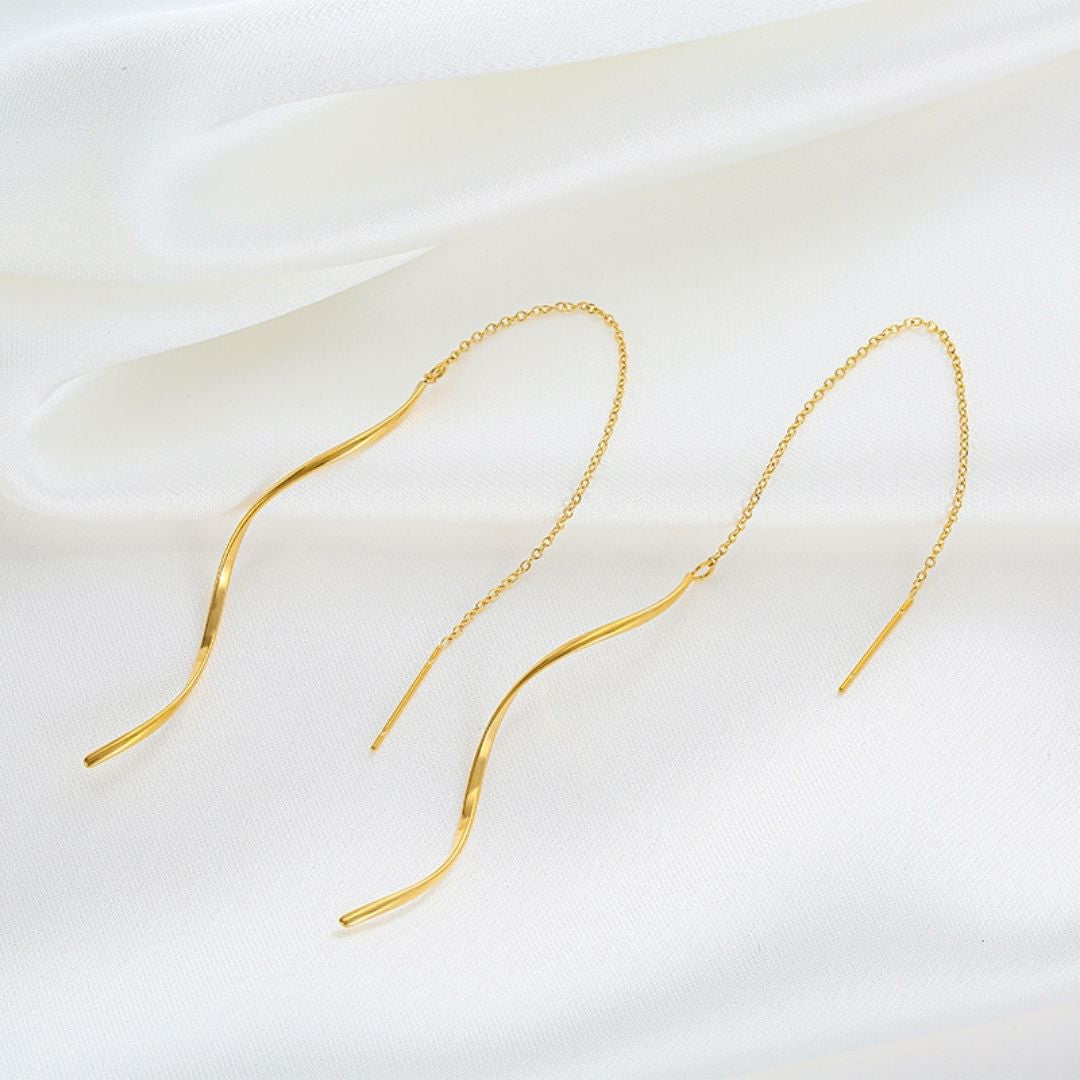 Helix Drop Earrings