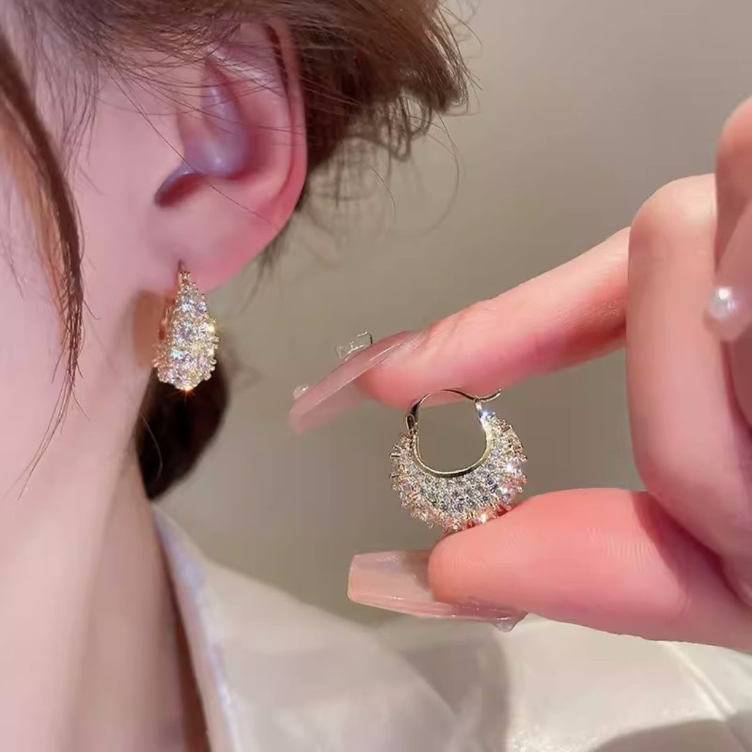 Stella Sparkle Hoops Earrings