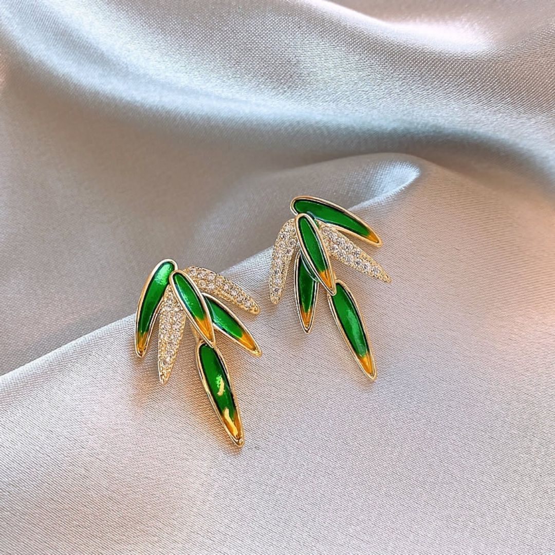 Zen Bamboo Drop Earrings