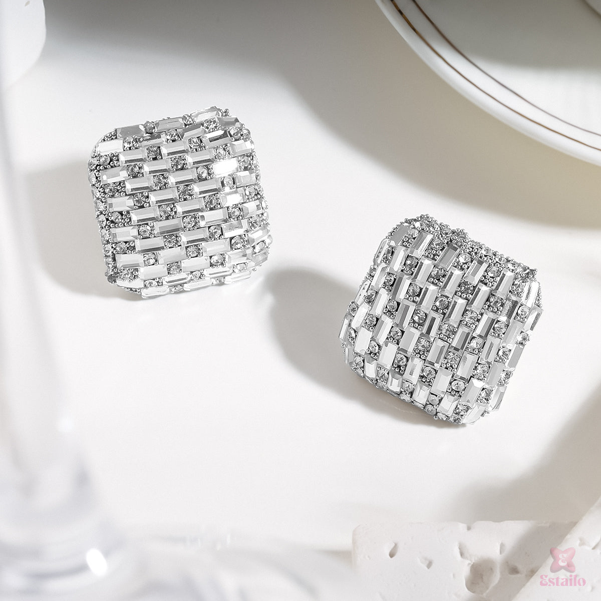 Geo Sparkle Earrings