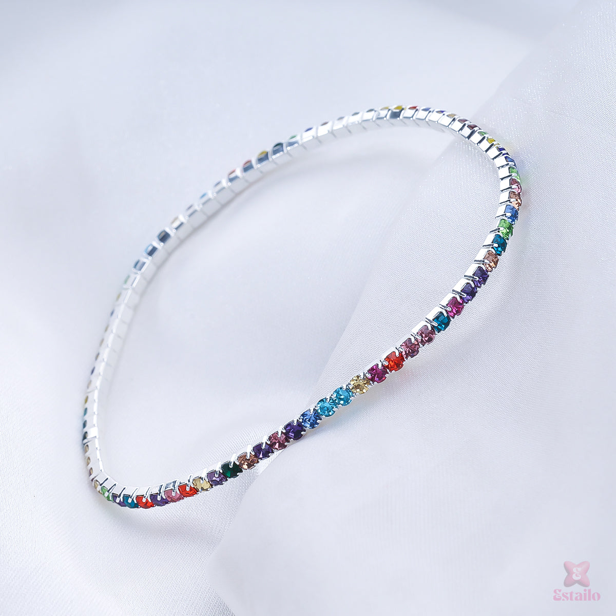 Multicolor Crystal Stretchable Bracelet