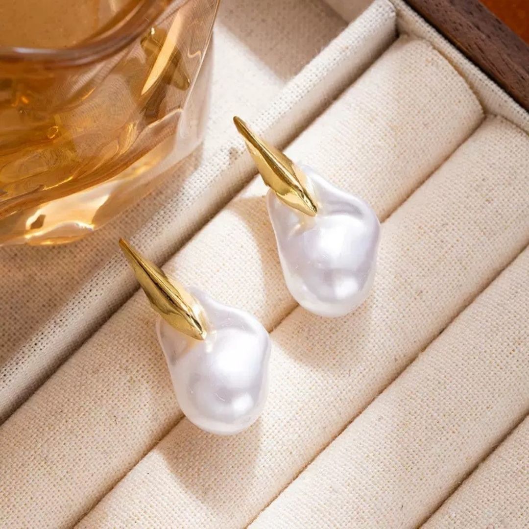 Seaside Shell Statement Earrings