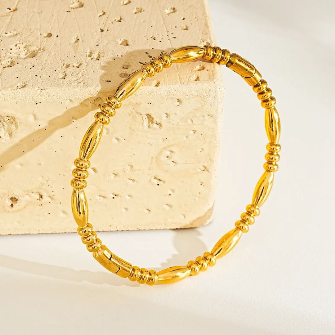 Gold Greta Bangle Bracelet