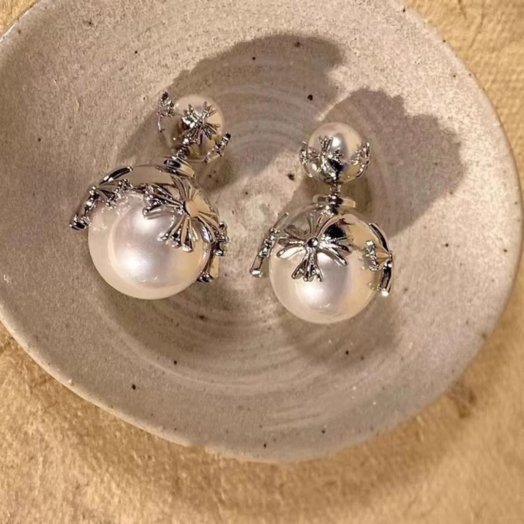 Majestora Luxe Pearl Studs Earrings