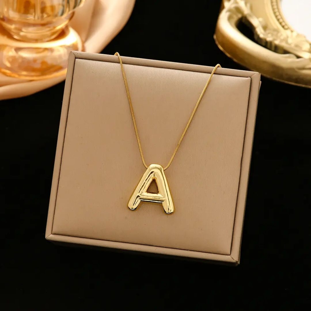 Initial Elegance "A" Neckpiece