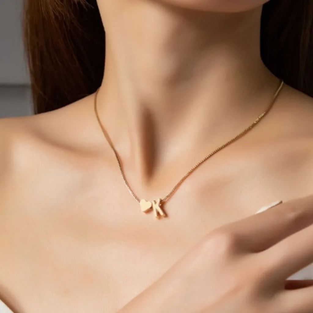 K Heart Neckpiece