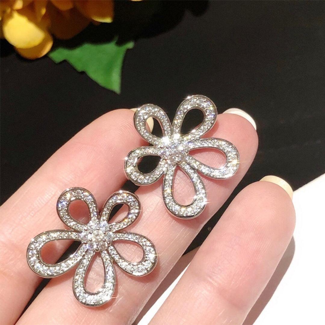 Rose Chain Earring