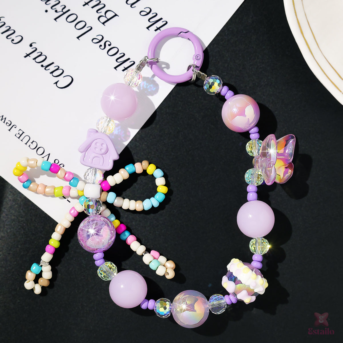 Fairy Bow Flutter Phone Charm