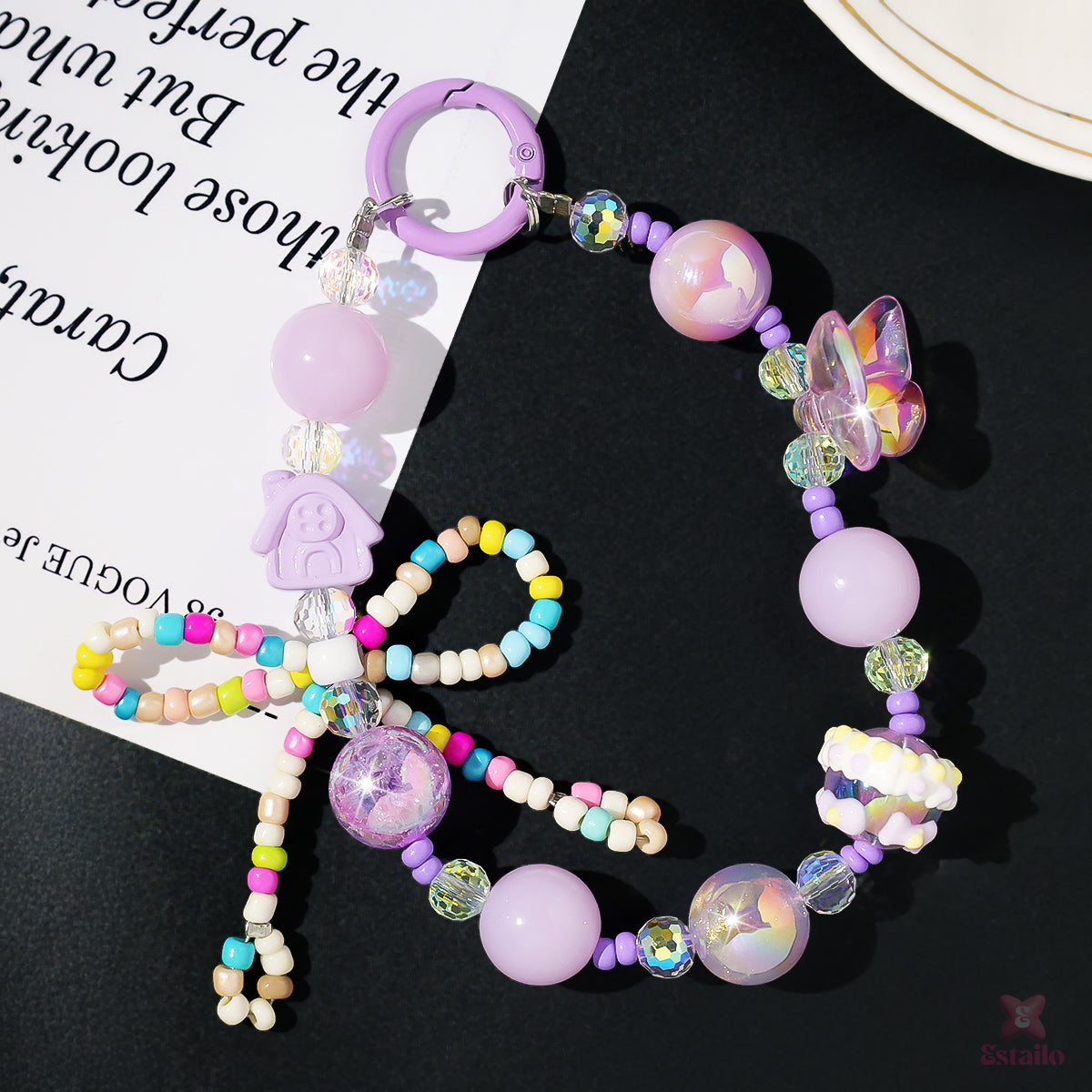 Fairy Bow Flutter Phone Charm