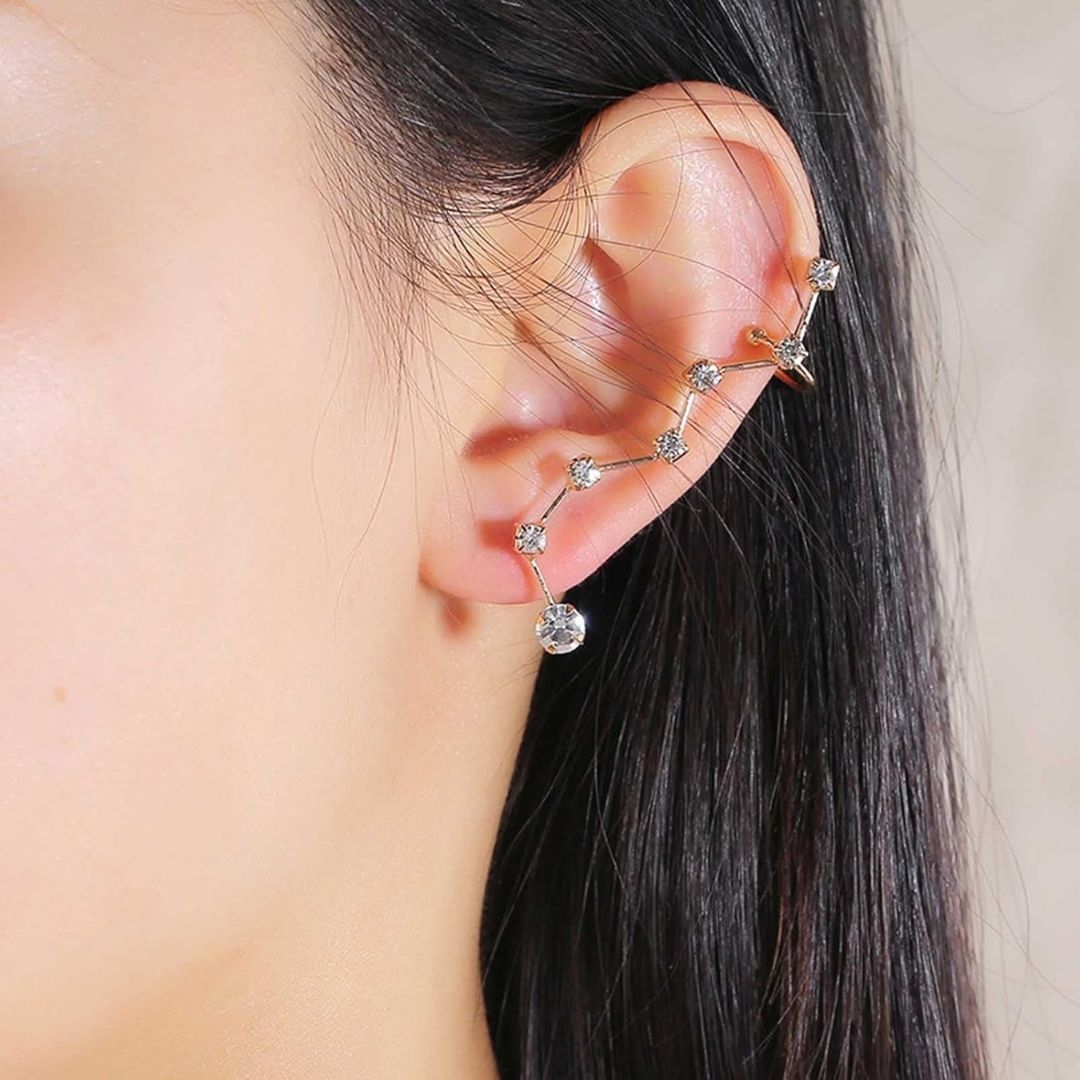 Gleam Trail Earcuff Earrings (single Ear)