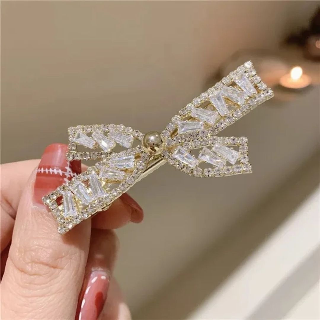 Crystal Barrette Clip