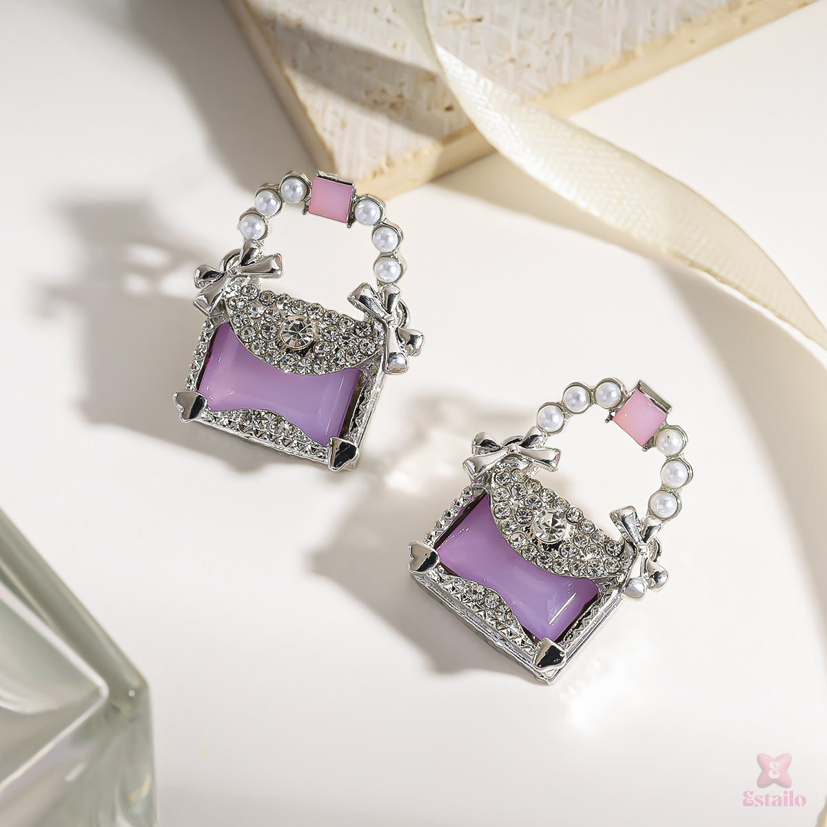 Tiny Tote Dangles Earrings