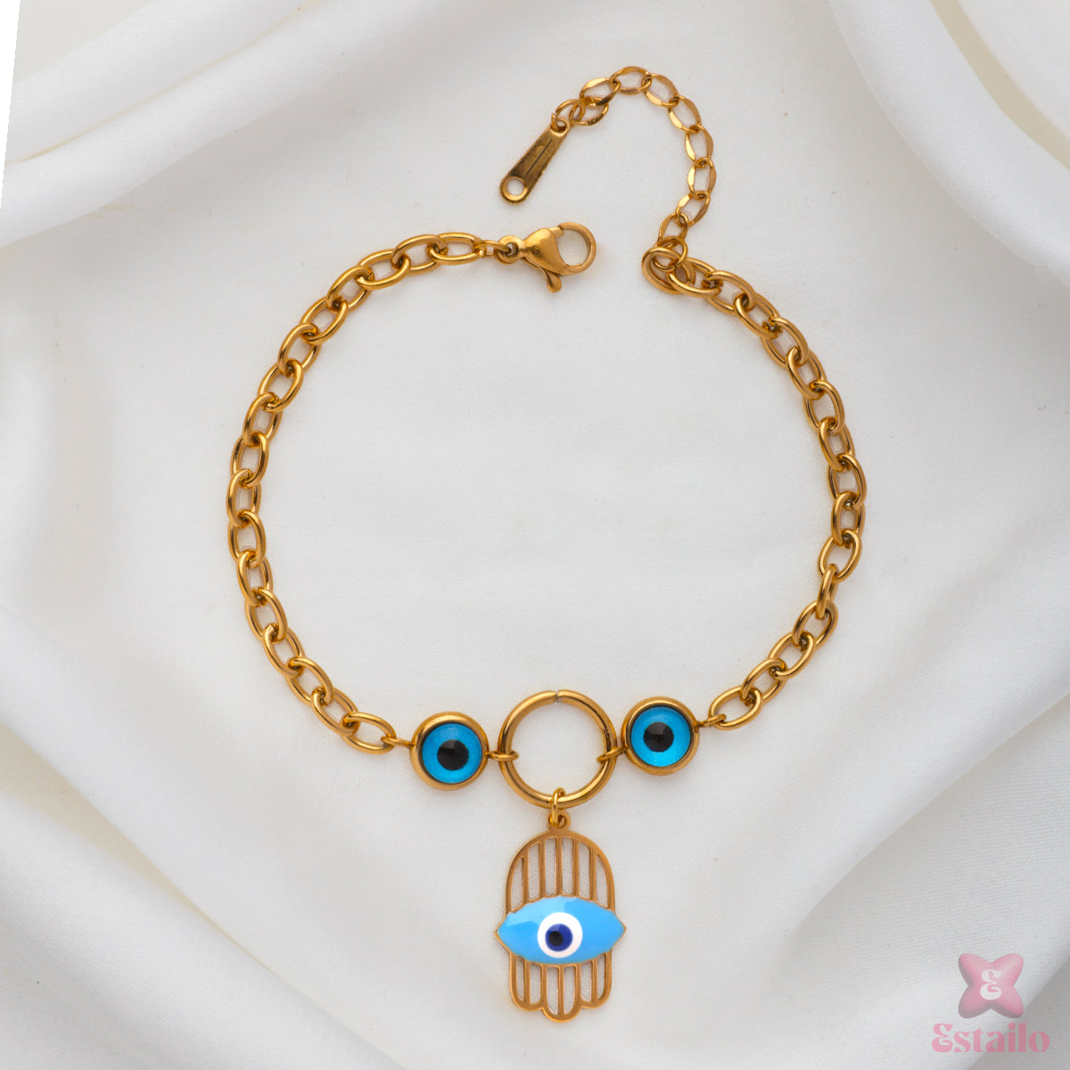 Gold Evil Eye Bracelet