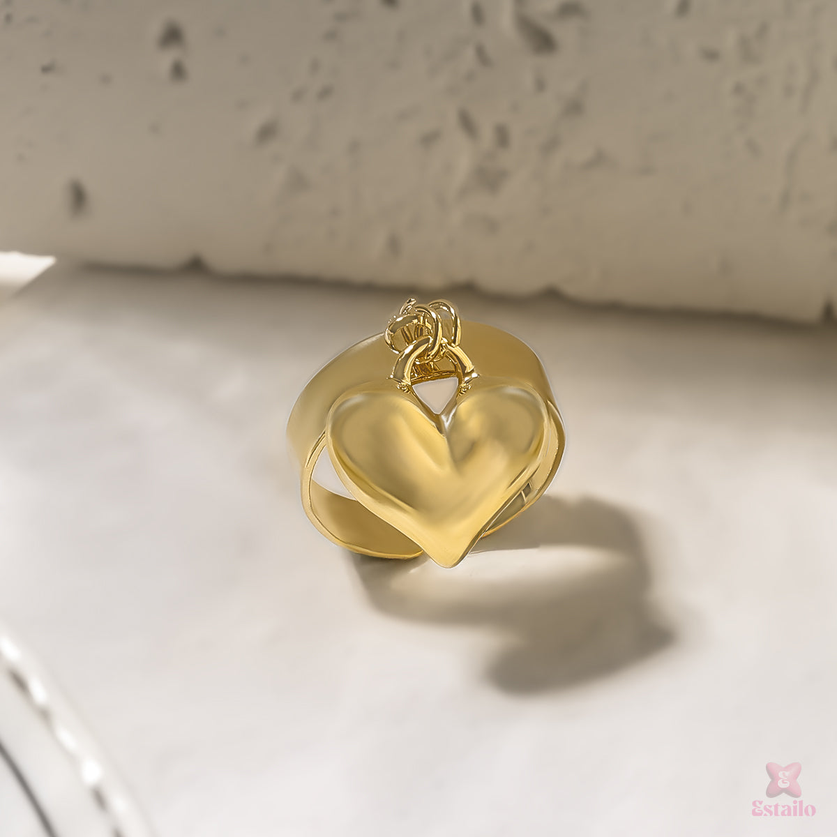 Heart Drop Rings