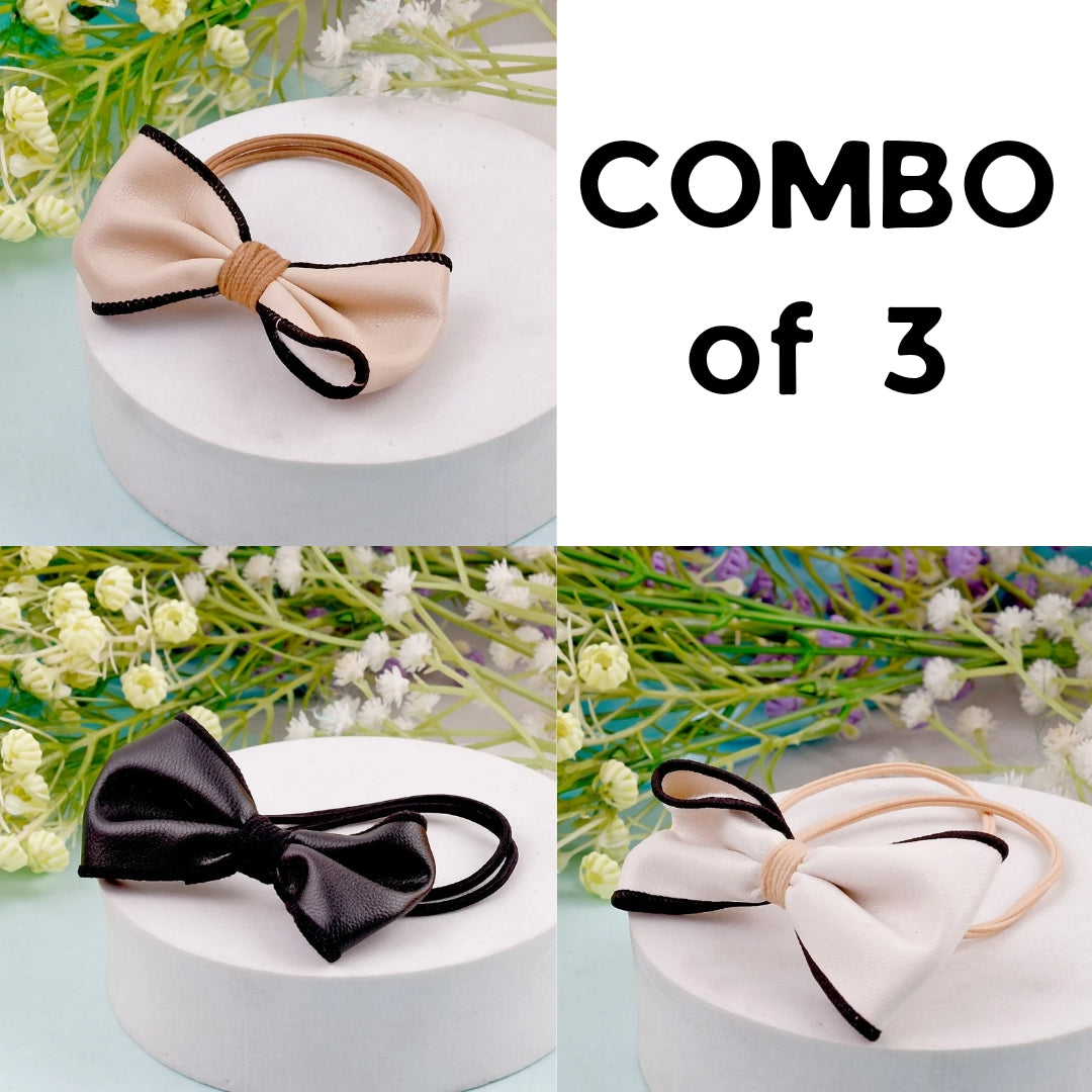 Multicolor Bow Hair Ties