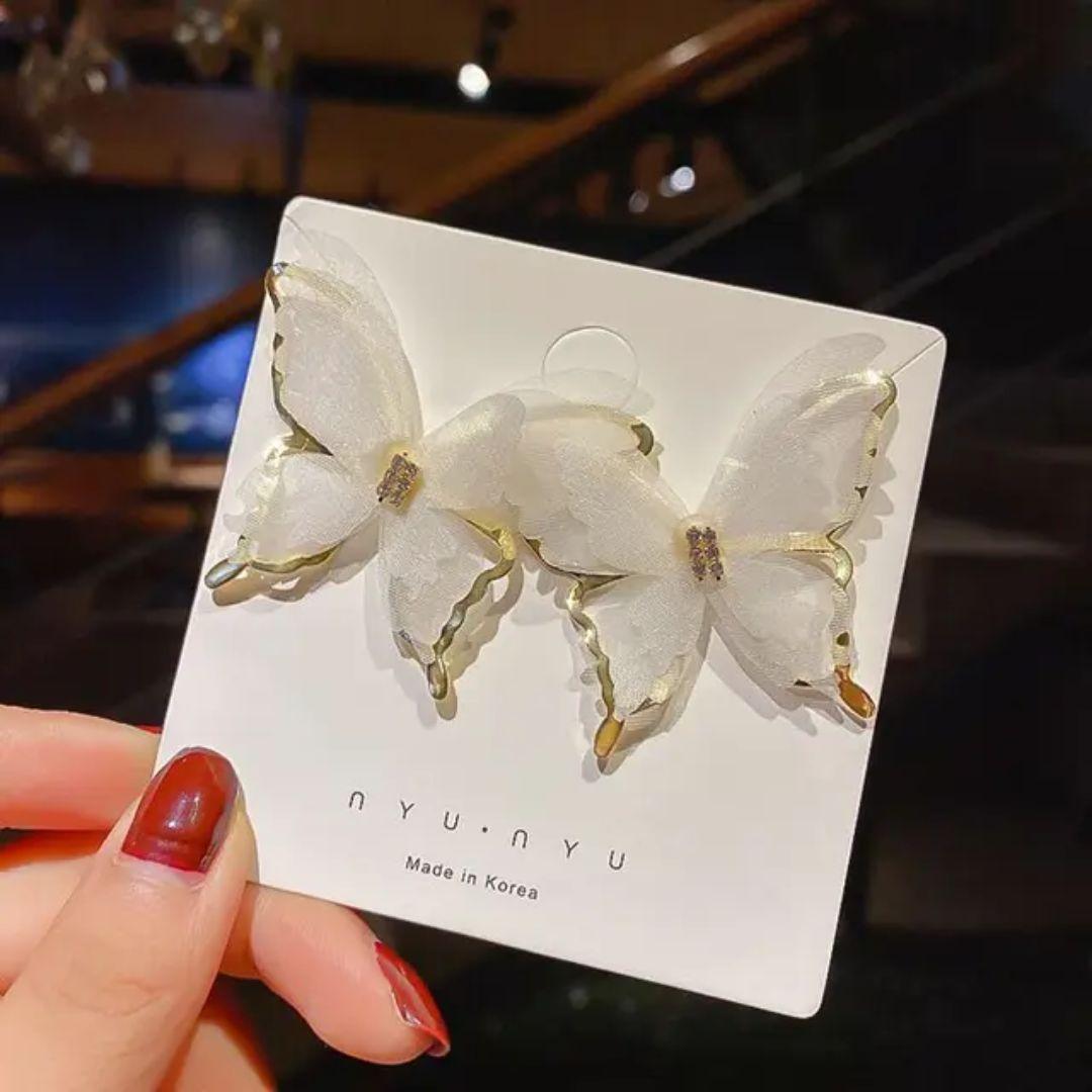 Crystal Glow Butterfly Earring