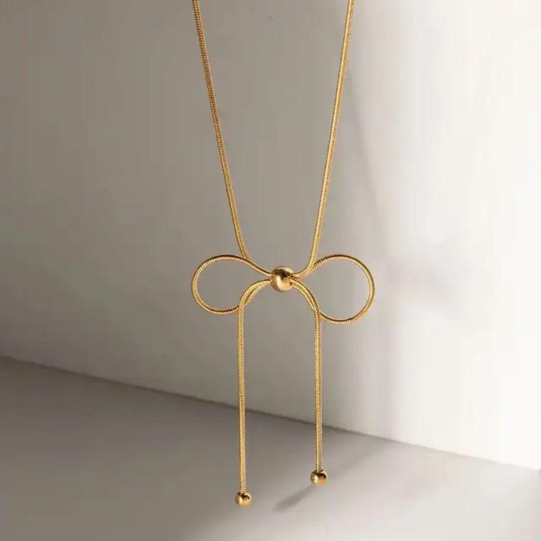 At The 11th Hour bow Neckpiece