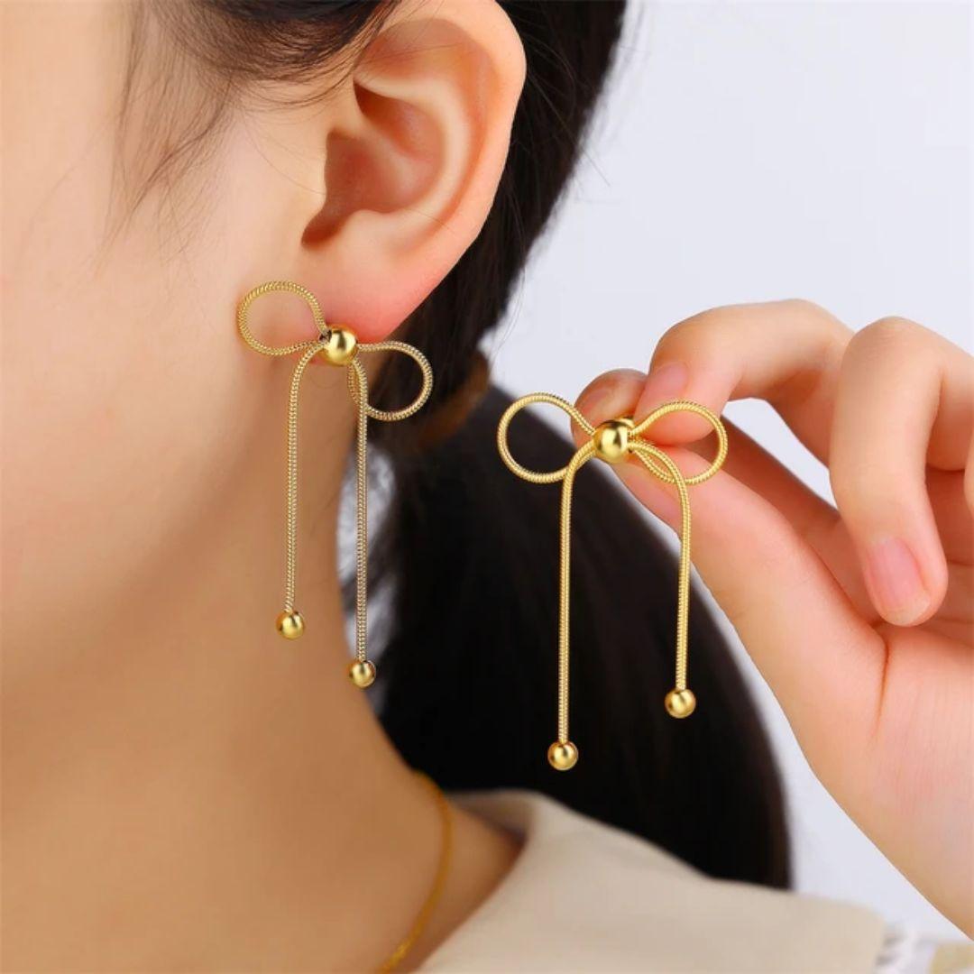 Bling Blogger Bow Earring