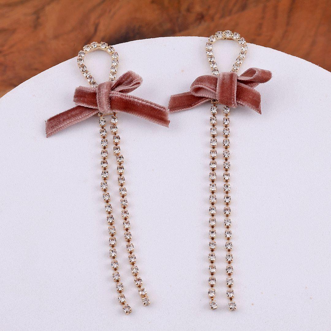 Golden Bow Earring