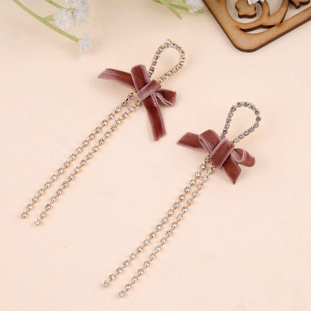 Golden Bow Earring