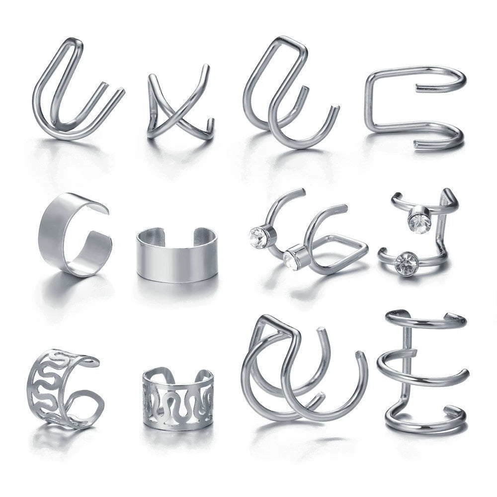 Sleek Line EarCuff Earring Set