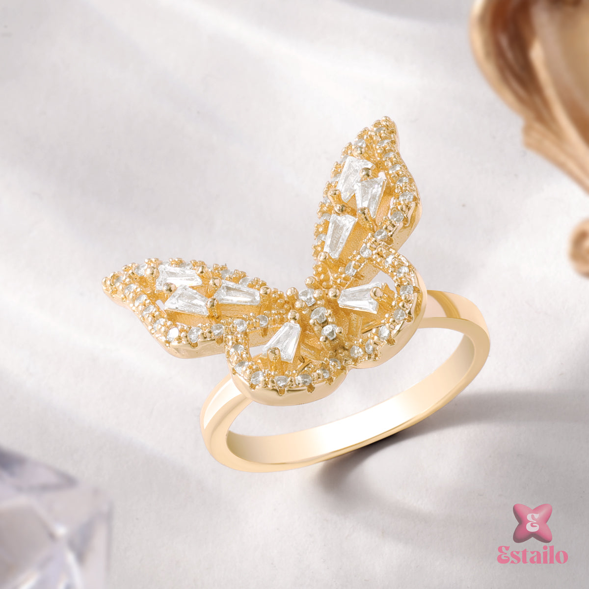 Zirconia Monarch Ring