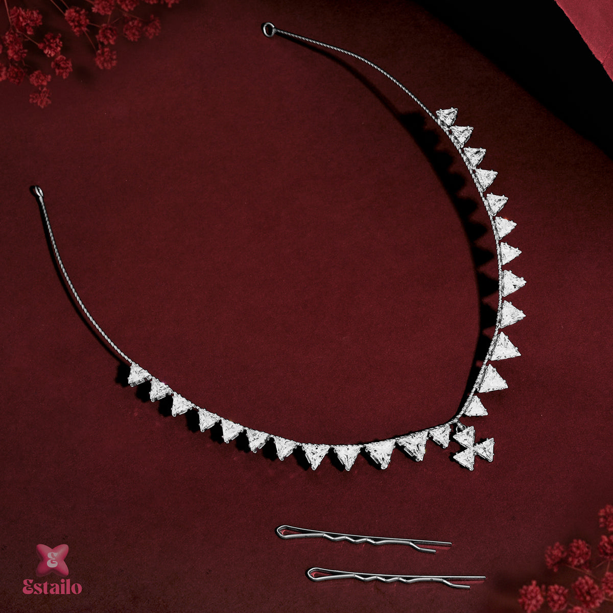 Serene Sparkle Solitaire Hair Accessories