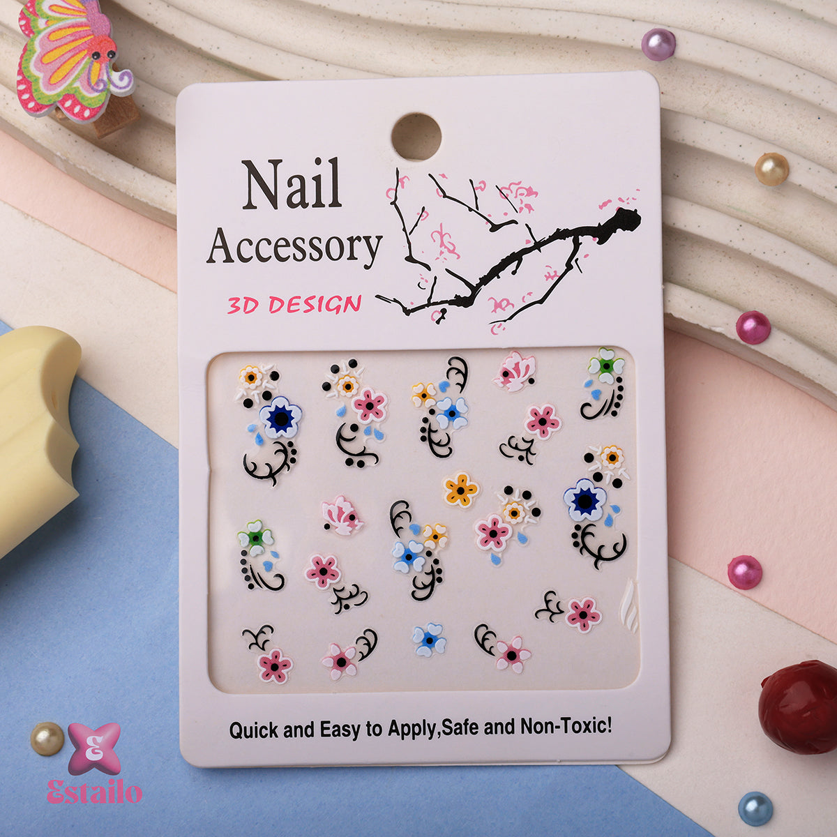 Petal Perfection Nail Stickers